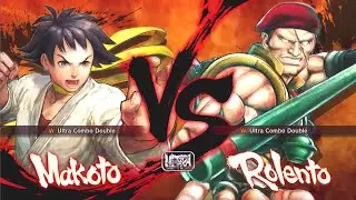 Ultra Street Fighter 4 - Makoto Vs Rolento [Hardest]