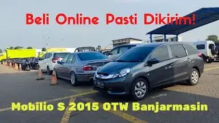 Kirim Mobil Ke Luar Jakarta? Bisa! Honda Mobilio 2015 Ex Taxi Blue Bird Berangkat Ke Banjarmasin