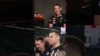 Craig McRae has a favourite player!? 🫣 #afl #collingwood #footy #nickdaicos
