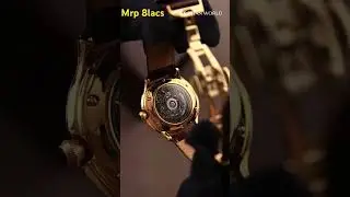 Titan Nebula Art Deco 18k Gold Skeleton Automatic Swiss calibre Leather Strap Watch for Men #nebula