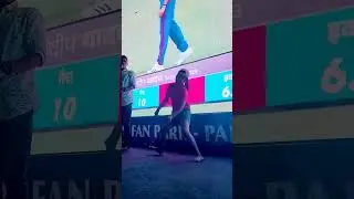 Kid entertaining huge crowd during IPL #ipl #fanpark #jio #haryana #shorts #youtubeshorts #viral