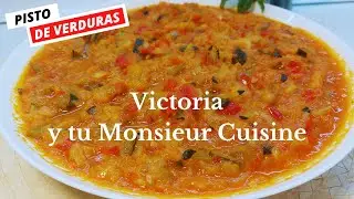 Como hacer un rico PISTO DE VERDURAS o SANFAINA en Monsieur Cuisine y Thermomix
