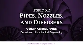METHER1 Topic 5.2 Pipes, nozzles, and diffusers