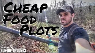 Cheap and Easy Food Plots for Deer and Turkey  Vlog #9