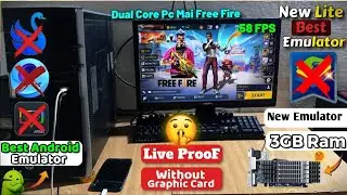 Top 1st Lite Emulators Best for Free Fire on Low-End PC | Laptop Par Free Fire 60 Fps Mai Live ProoF