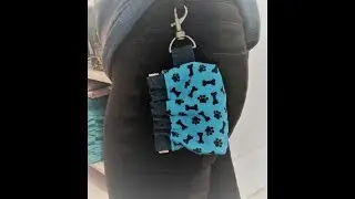 DIY Sewing Dog Treat Pouch with Kiss Clasp
