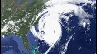 #EarthClimate 21August2025 - Hurricane southeastern North Carolina-USA