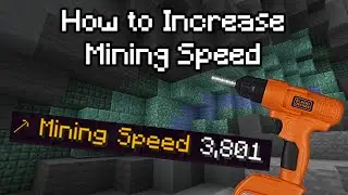 How to INCREASE MINING SPEED in Minecraft Hypixel Skyblock