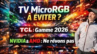 NVIDIA & AMD : Ne rêvons pas 🤔TCL TV 2026 : Au Top 😎 MicroRGB à éviter 🤔 INTEL B770 🫢 The Expanse 😱