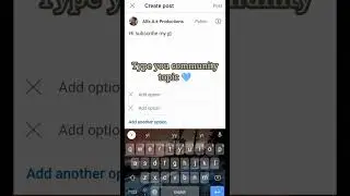 Upload Community Post without 1000 subscriber's| YouTube new feature..🤫 #trending #viral