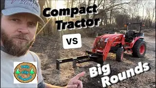 Compact Tractor Log Splitter making Firewood🔥🪵 #firewood #logsplitter #splittingfirewood