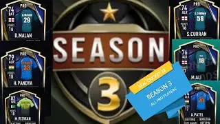 SEASON 3 ALL PRO PLAYER 🏌️ || REAL CRICKET 22 PRO PLAYERS || #realcricket22 #proplayer #season3