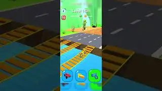 Level 1431 2025 Shape shifting game very cool and gnarly hyper casual game #shapeshifting #shorts.