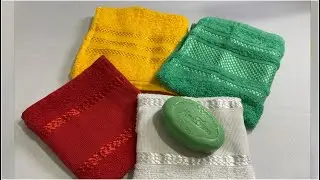 COMO FAZER UMA LEMBRANCINHA NA TOALHA - rápida fácil e utilitária.