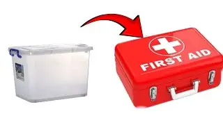 How to make first Aid Box for School Project /DIY First Aid Box //First Aid kit Making at home🩺