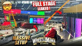 WrestleMania stage leak 🤯🤯