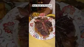This is the best steakhouse in Florence Italy #steak #food #italy #florence #steakhouse