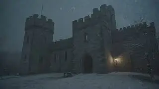 Blizzard night in abandoned castle - Ambient was one of solitude and quiet - only the wind howled