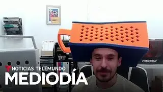 Un latino est&aacute; detr&aacute;s del sombrero de rallador de queso viral | Noticias Telemundo