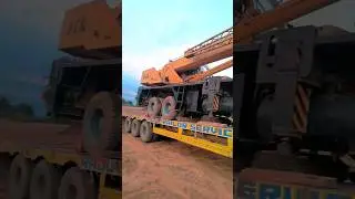 Mobile Crane loading shorts|| #shorts #crane #trending