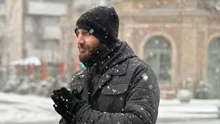  First Snowfall of the Year ❄️ | Magical Winter Vibes