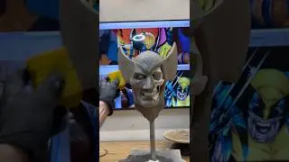 ❌EDIT: SOLD OUT Part 1: sculpting Wolverine 😬 #xmen #wolverine #sculpture