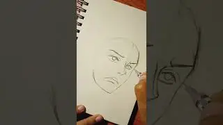 Drawing Shanks from One Piece #shanks #onepiece #sketch #animeart #anime