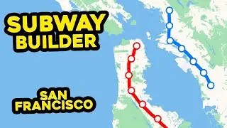 Building a SAN FRANCISCO Subway Network in Subway Builder