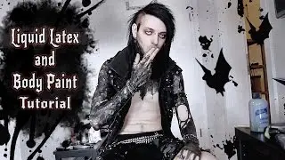 Liquid Latex & Body Paint Tutorial | Like: Psyclon Nine, Black Veil Brides, Motionless in White...