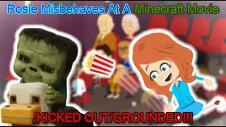 Рози плохо себя ведёт на съемках фильма по Minecraft/GROUNDED