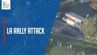 Truck plows into Los Angeles rally to support Iran demonstrations