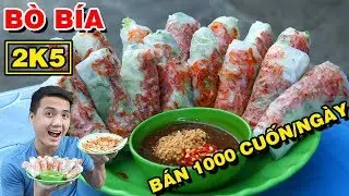 Kinh Ngạc BÒ BÍA 2K5 Bán Hơn 1000 CUỐN 1 NGÀY Ở Trong Hẻm Sâu Ít Người Biết | PM FOOD TRAVEL