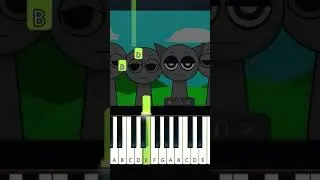 How to play Incredibox Sprunki - Gray Theme (Easy Beginner Piano Tutorial)