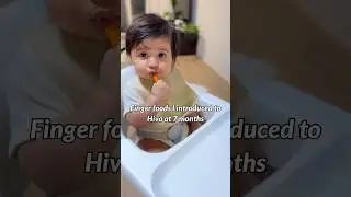 Finger food options for 7 months old baby! #babyfood #fingerfood #babyfoodideas #blw #7monthsoldbaby