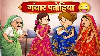 अनपढ़ बहू से शादी 😮 भाग 1 🥰 मस्त अवधी कॉमेडी @anchalcartooncomedy 