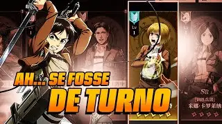 GACHA DE ATTACK ON TITAN? ESSA ME PEGOU DE SURPRESA | Attack on Titan Brave Order