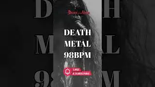 98 BPM Death Metal Loop &ndash; Heavy Groove for Slow Riff Practice