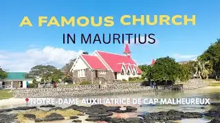 A visit at Cap Malheureux Church | Beach Views & Street Food in Mauritius 🇲🇺✨
