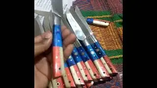 Fully Handmade most Beautiful Best of the Best High Quality 420 Steel Chef knife with Texas Flag.