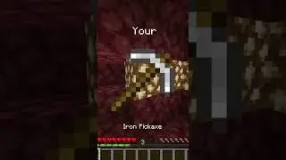 The EASIEST Way to Mine Glowstone (Minecraft) #shorts