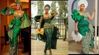 Asoebi green Nigerian fashion styles for 2022