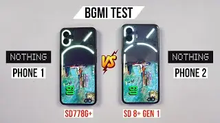 Nothing Phone 2 vs Nothing Phone 1 Pubg Test, Heating and Battery Test | Shocking Results 😱