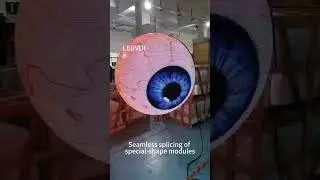 sphere led screen seamless splicing by special-shape modules #web:www.ledvdi.com #008618126257352
