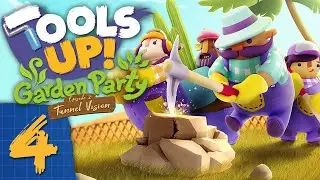 Tools Up! Tunnel Vision - #4 - BEAR BUTT BURNED!! (4-Player Gameplay)