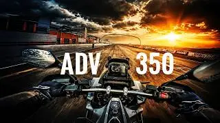 The NEW 2022 Honda ADV 350 🔔 What to expect from it? First test ride on the race track
