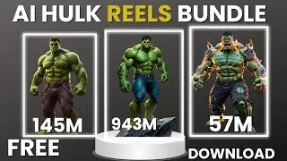 Free Viral Hulk Reel Bundle | Hulk Reel Bundle Copyright Free Download 🔥