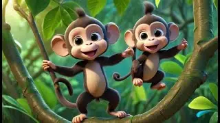 Baby Monkey Missed the Banana Bus | English Nursery Rhyme | Kids Songs | Baby Music