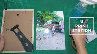 ขั้นตอนใส่กรอบรูป  วิธีใส่กรอบรูป Frame A4 #photo  #printing #diy