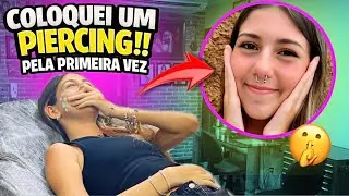 PRIMEIRA VEZ COLOCANDO UM PIERCING!!