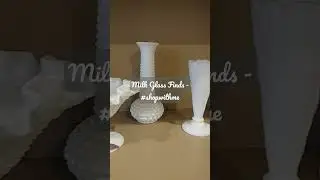 #shorts Milk Glass Collection - shop with me! Granmillenial decor